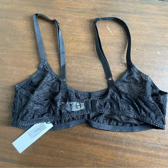 The Great Eros Laurel Scoop Bralette Black - Picture 2 of 5